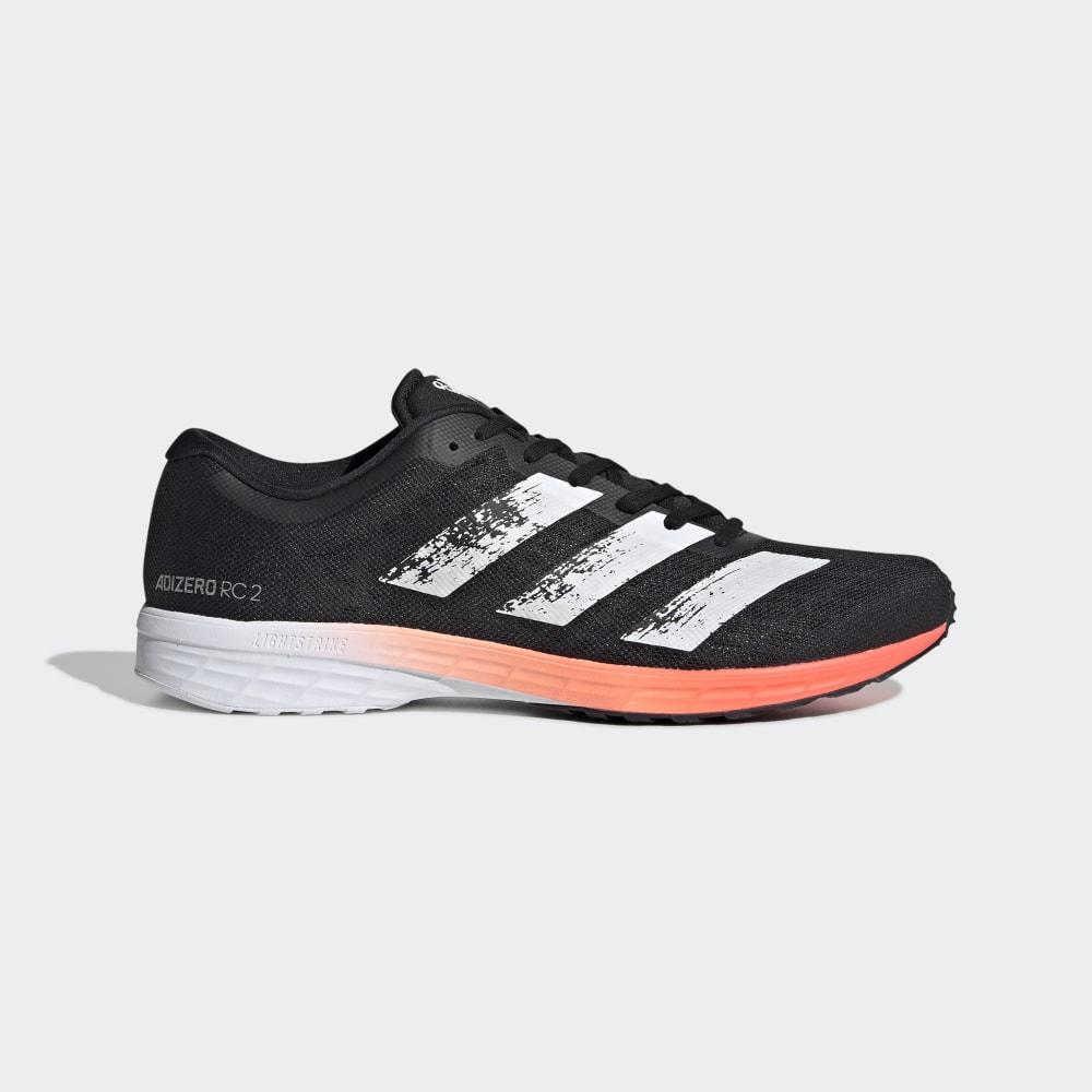 Adidas Men's Adizero RC 2.0 Running Shoes Black/White/Black Ireland EE4337